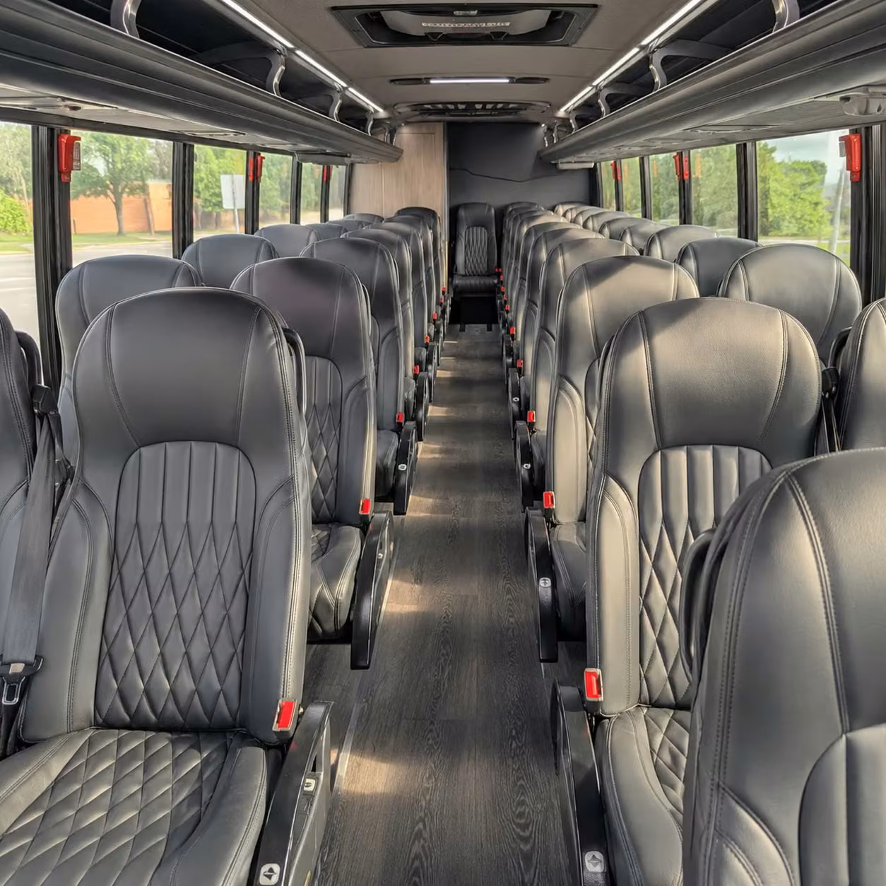 25 passenger minibus interior