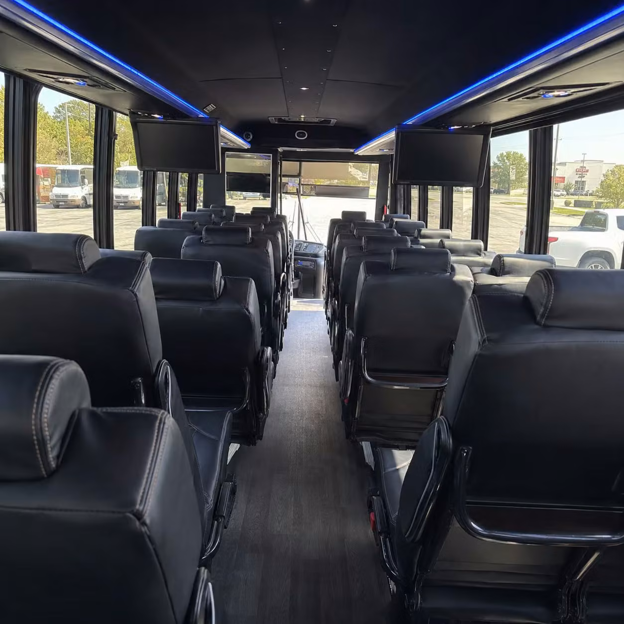30 passenger minibus inside
