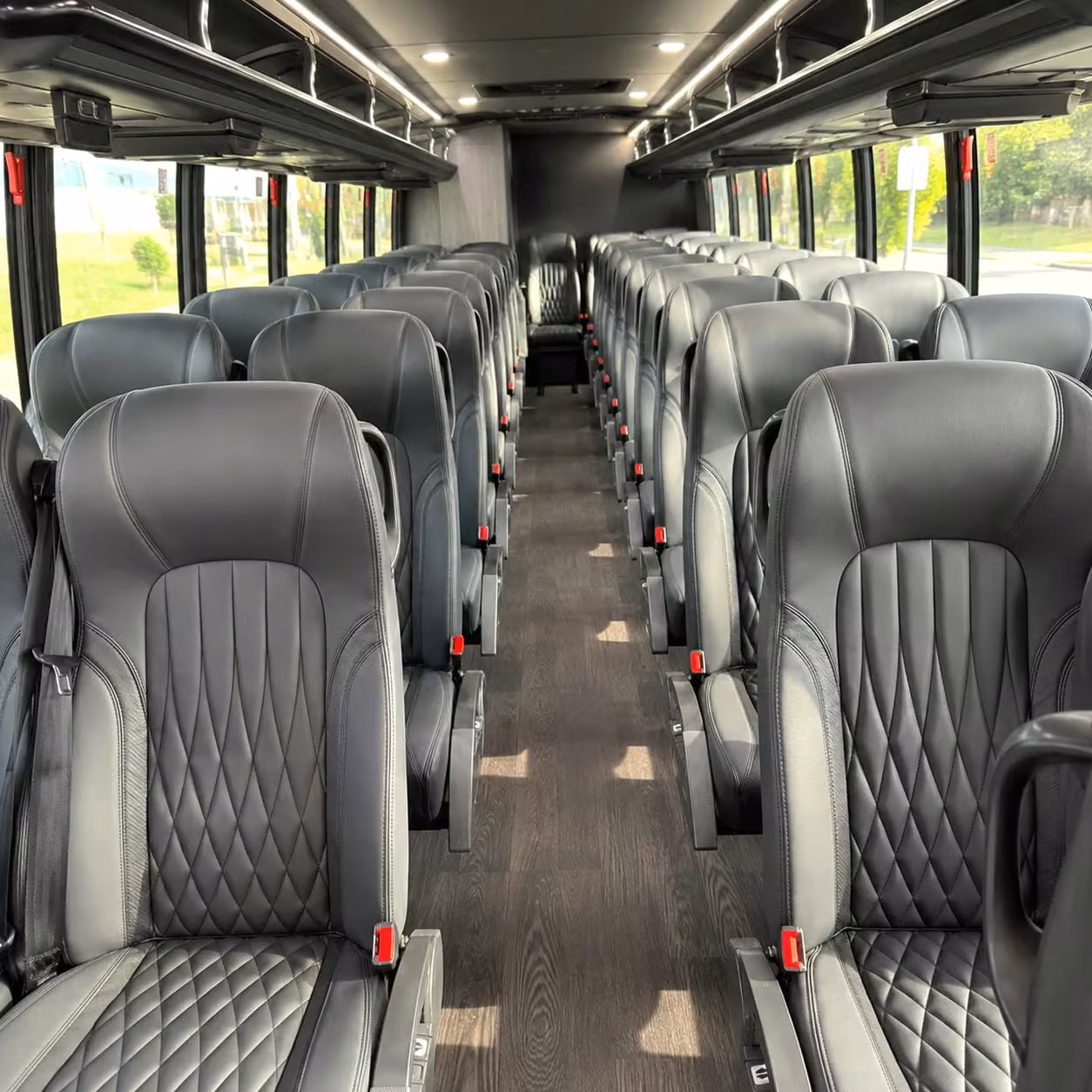 35 passenger minibus inside